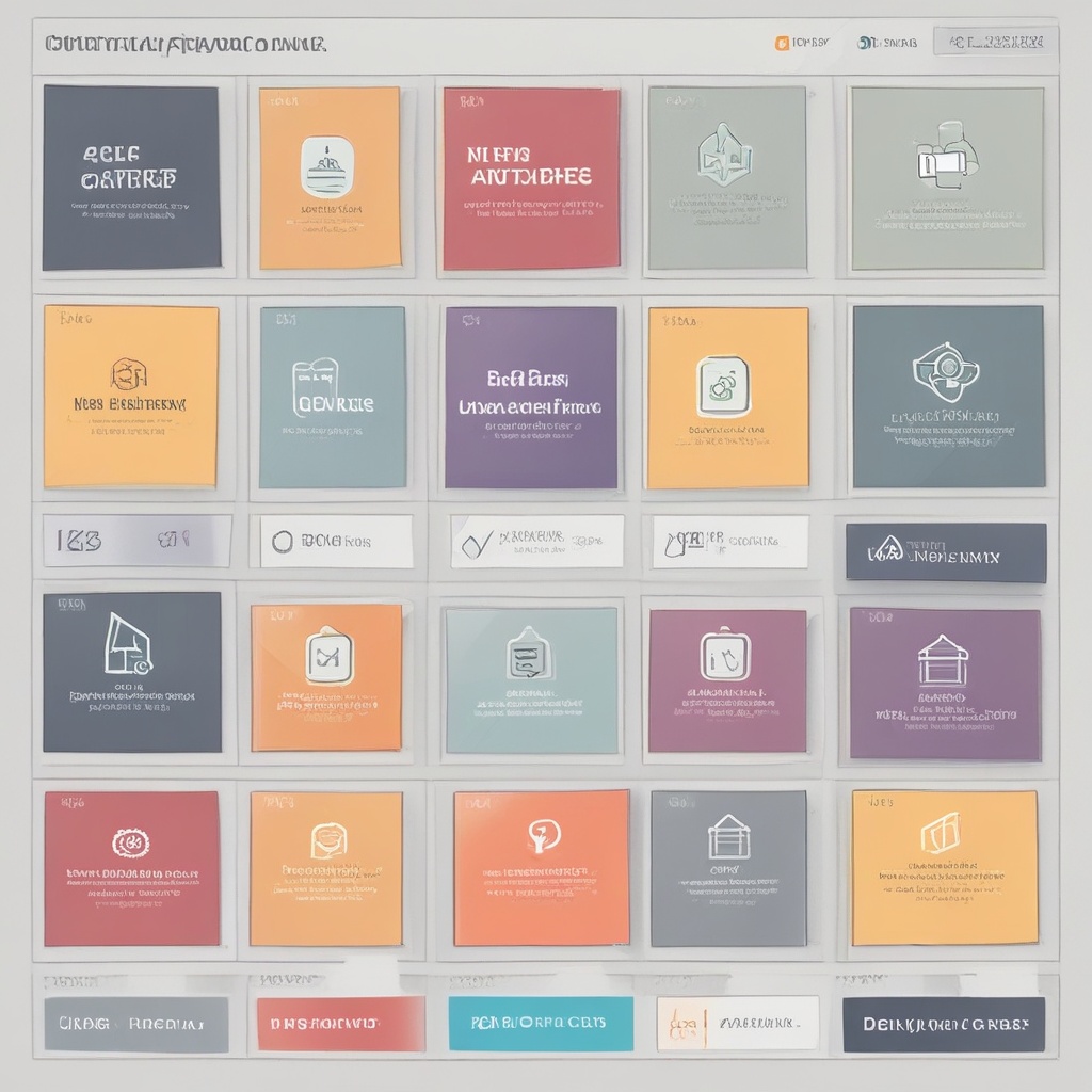 Training curriculum modules displayed in a stylish UI